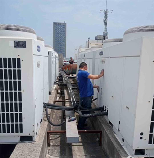 卫东中央空调制热和不制冷系统维修方法